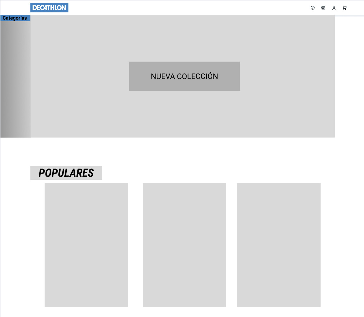 Figma workspace - wireframes for the redesigned carousel and cart components