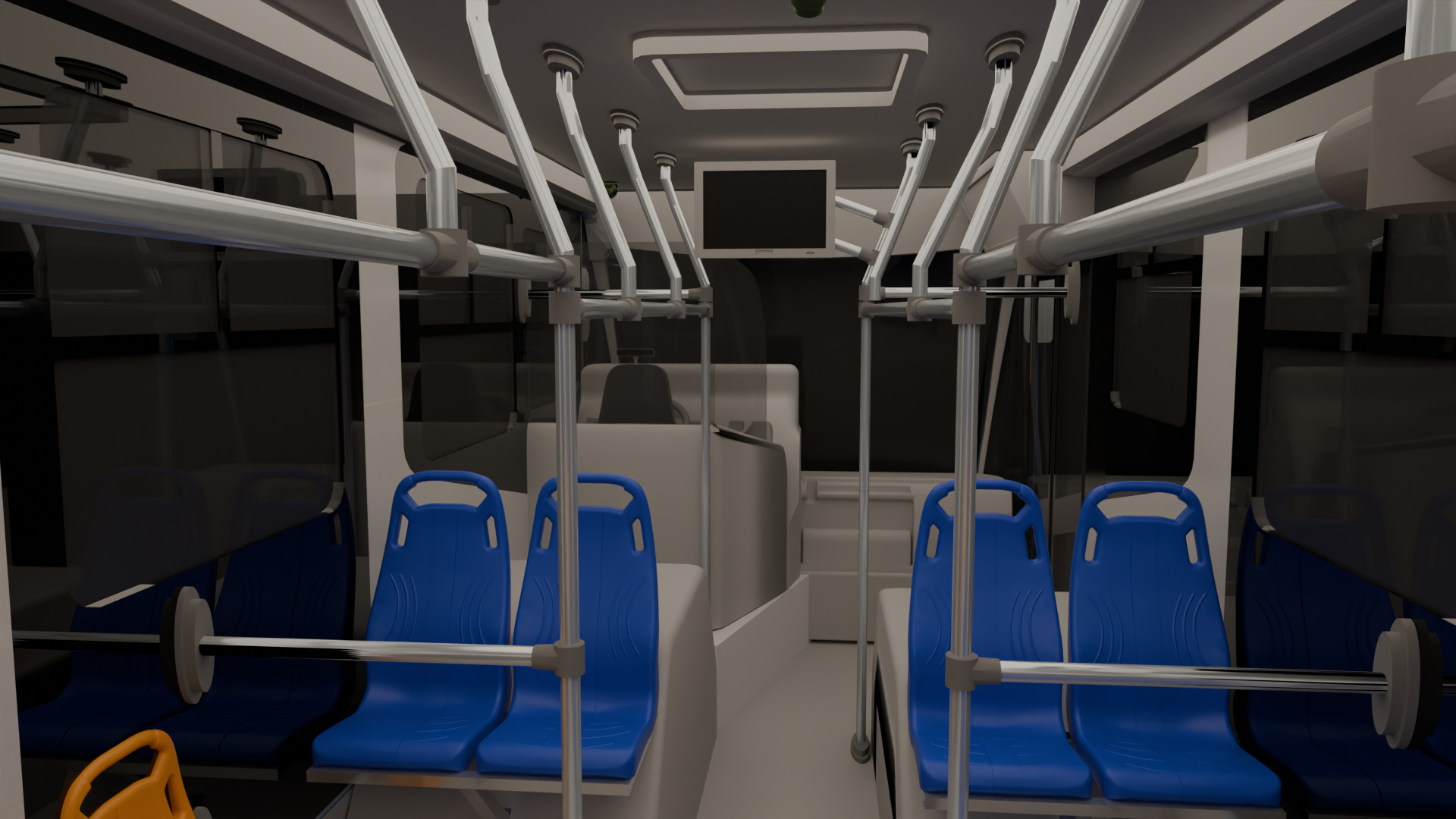 First-person perspective inside the VR experience